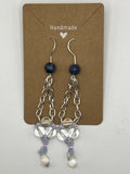 The Chain Triangle Point Earrings image 2