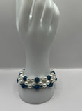 Faux Pearl Flower Jewellery Set image 2