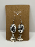Filigree Triple Heart Earrings image 2