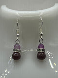 The Twin Purple Sparkle Earrings image 0