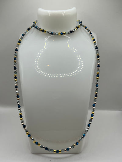 The Moon With the Stars Bracelet and Necklace Jewellery Set image 0