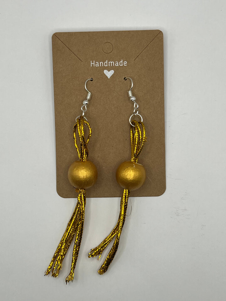 The Golden Tassel Earrings image 2