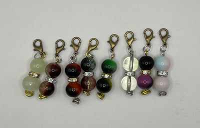 Round Beaded Stitch Markers image 0