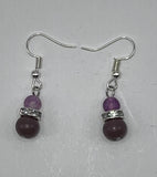 The Twin Purple Sparkle Earrings image 1
