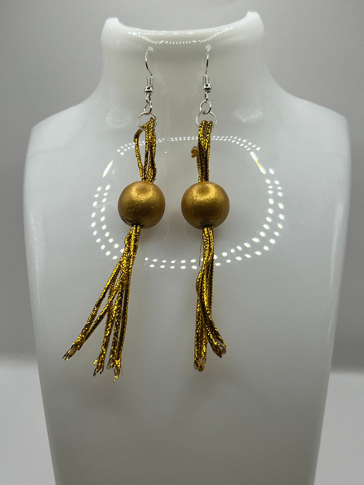 The Golden Tassel Earrings image 0