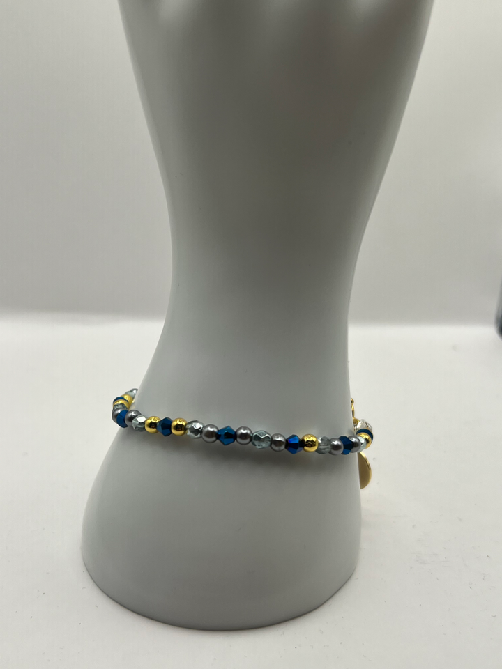 The Moon With the Stars Bracelet and Necklace Jewellery Set image 2