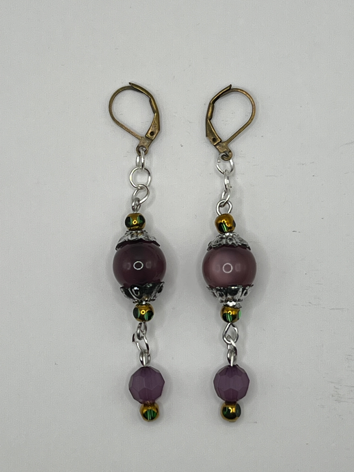 TheEnclosed Bead Dangle Earrings image 1 The Enclosed Bead Dangle Earrings