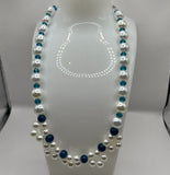 Faux Pearl Flower Jewellery Set image 1