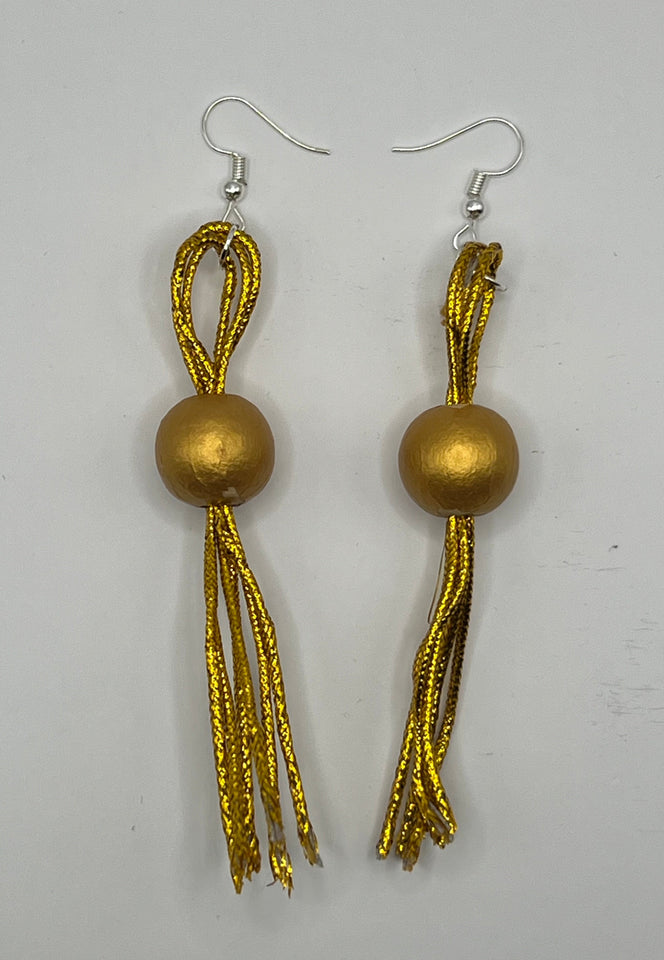 The Golden Tassel Earrings image 1