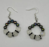 Moonstone And Shimmer Beads Circle Jewellery Set image 4