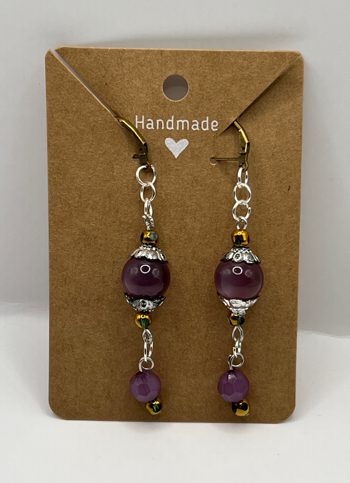 TheEnclosed Bead Dangle Earrings image 2 The Enclosed Bead Dangle Earrings