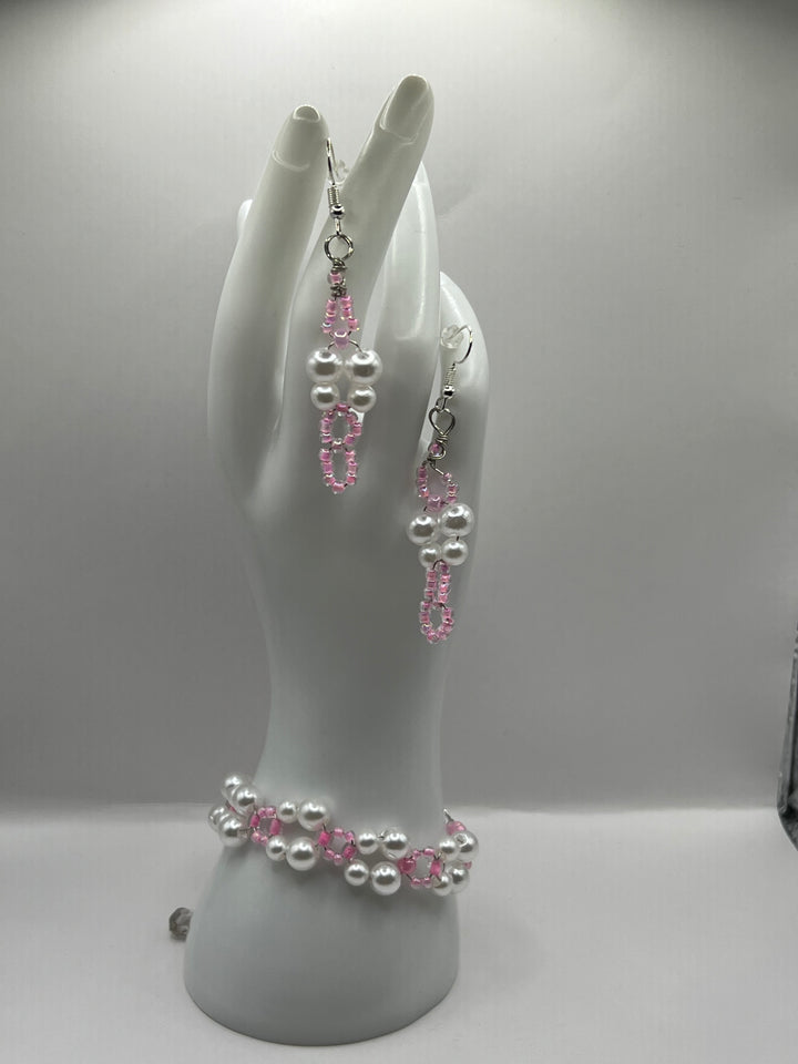 Pure As Can Be BangleAnd Earrings Jewellery Set image 0