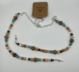 Gemstone And Beaded Glasses Lanyard/Chain image 1