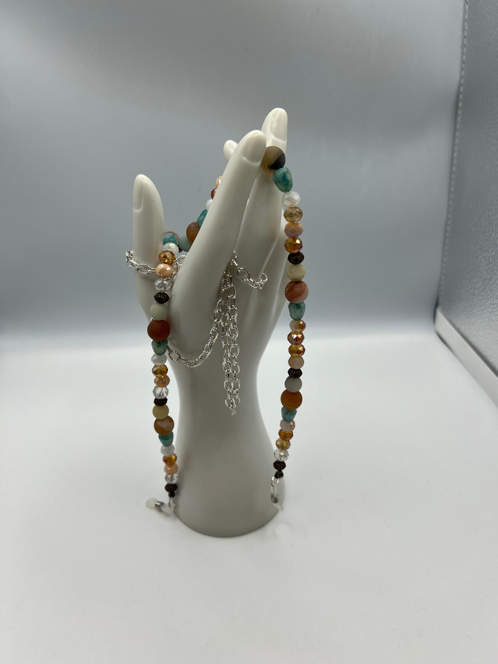Gemstone And Beaded Glasses Lanyard/Chain image 2