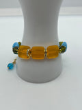 Beltane Czech Glass Bracelet Kel’s Lampworked Glass Jewellery & More