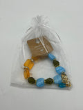 Beltane Czech Glass Bracelet Kel’s Lampworked Glass Jewellery & More