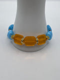 Single Strand Beltane Festival Bracelet Kel's Lampworked Glass Jewellery & More