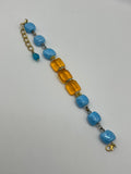 Single Strand Beltane Festival Bracelet Kel's Lampworked Glass Jewellery & More