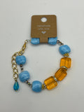 Single Strand Beltane Festival Bracelet Kel's Lampworked Glass Jewellery & More