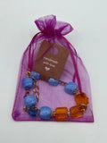 Single Strand Beltane Festival Bracelet Kel's Lampworked Glass Jewellery & More