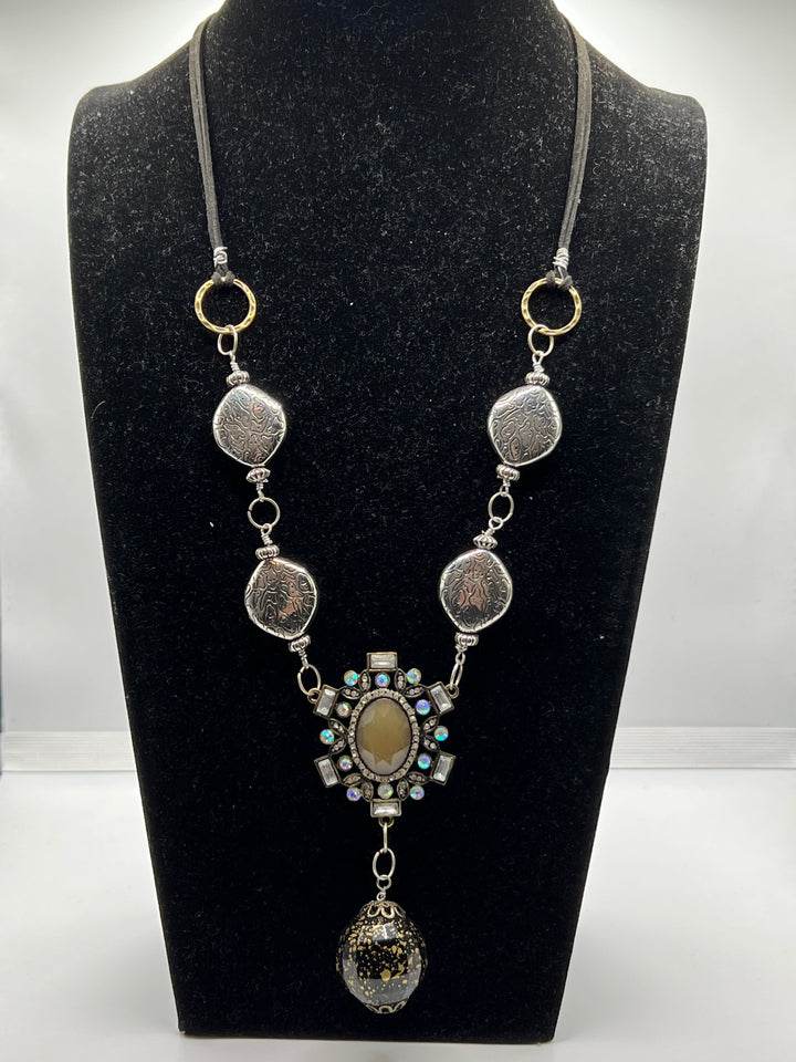 Gothic Inspired Necklace Kel's Lampworked Glass Jewellery & More