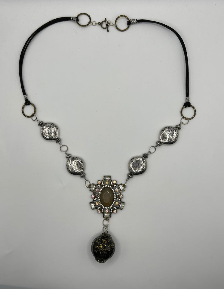 Gothic Inspired Necklace Kel's Lampworked Glass Jewellery & More
