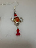 Miss Pots Silver Earrings Kel's Lampworked Glass Jewellery & More