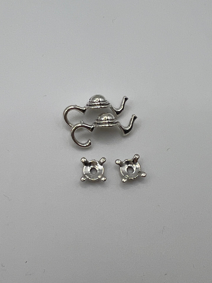 Miss Pots Silver Earrings Kits Kel's Lampworked Glass Jewellery & More