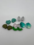 Bumps & Leaves Bead Mix Kel's Lampworked Glass Jewellery & More