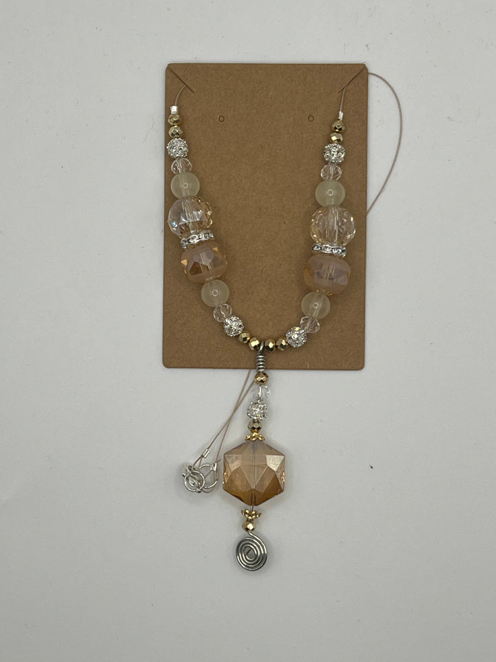 All A Glow Spiral Necklace Kel's Lampworked Glass Jewellery & More