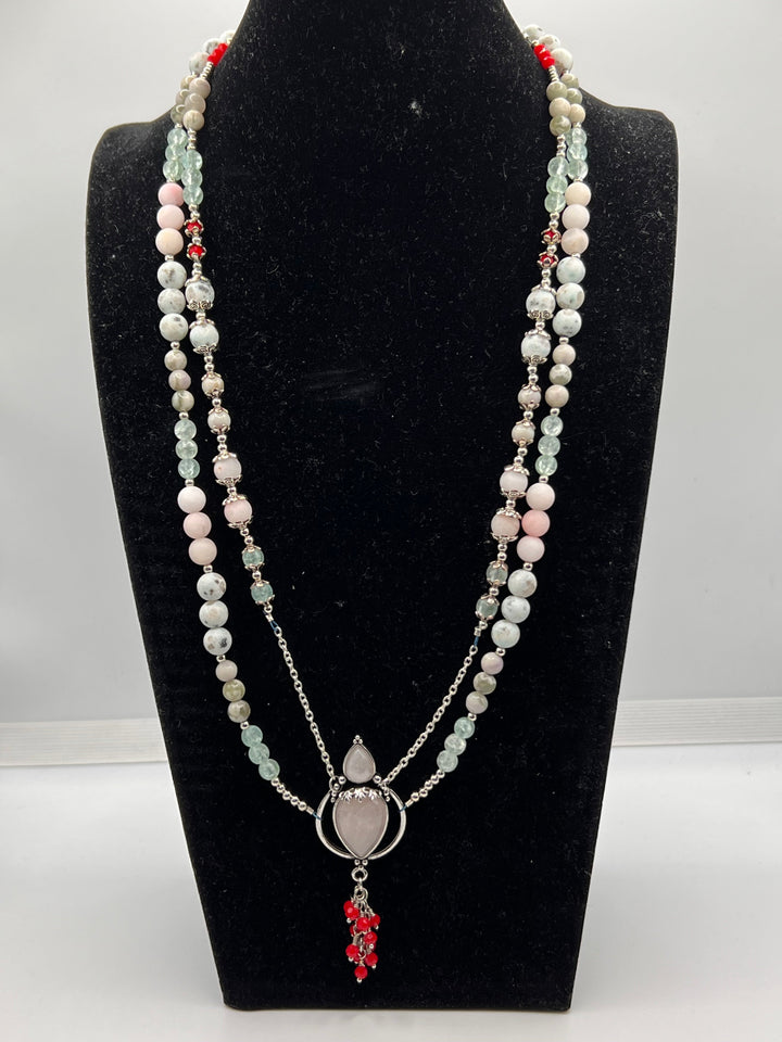 Ice Cream Dream Multi Strand Necklace Kel’s Lampworked Glass Jewellery & More
