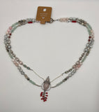 Ice Cream Dream Multi Strand Necklace Kel’s Lampworked Glass Jewellery & More