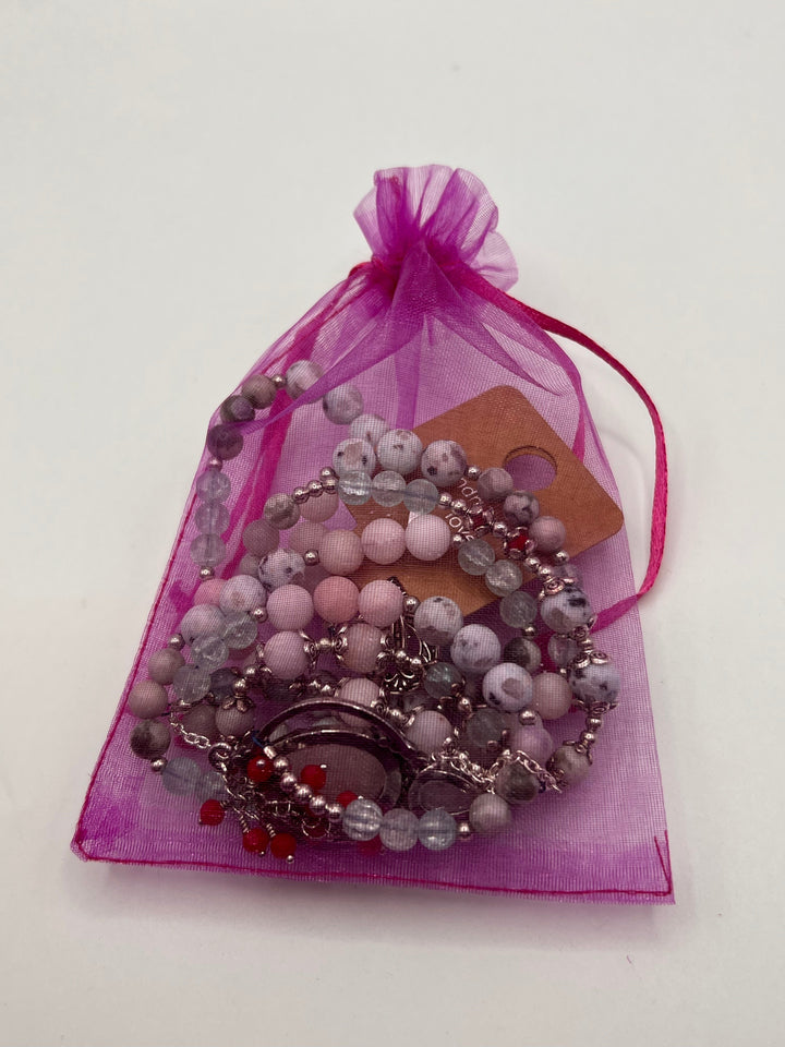 Ice Cream Dream Multi Strand Necklace Kel’s Lampworked Glass Jewellery & More