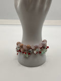 The Ice Cream Sundae ChaCha Double Strand Bracelet Kel's Lampworked Glass Jewellery & More