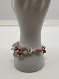 The Ice Cream Sundae ChaCha Double Strand Bracelet Kel's Lampworked Glass Jewellery & More