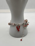 The Ice Cream Sundae ChaCha Double Strand Bracelet Kel's Lampworked Glass Jewellery & More