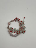 The Ice Cream Sundae ChaCha Double Strand Bracelet Kel's Lampworked Glass Jewellery & More