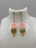 Ice Cream Popsicle Earrings Kel's Lampworked Glass Jewellery & More