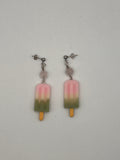 Ice Cream Popsicle Earrings Kel's Lampworked Glass Jewellery & More