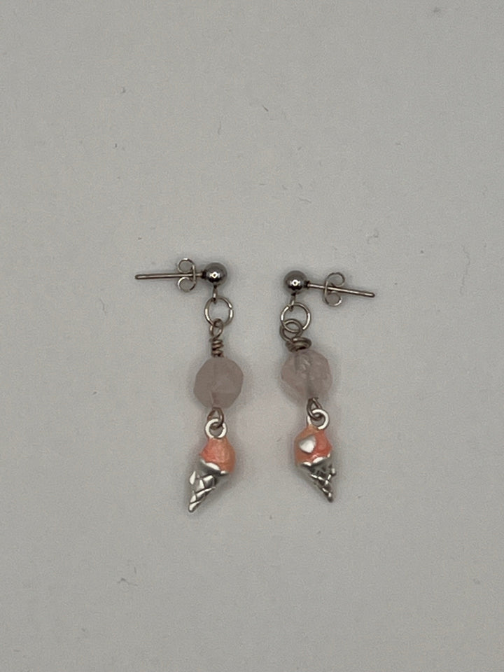 Ice Cream Cone Earrings Kel's Lampworked Glass Jewellery & More