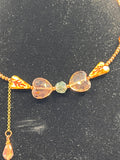 Vintage Letter Memory Wire Choker Kel's Lampworked Glass Jewellery & More