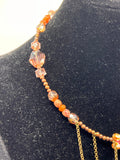 Vintage Letter Memory Wire Choker Kel's Lampworked Glass Jewellery & More