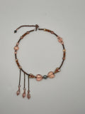 Vintage Letter Memory Wire Choker Kel's Lampworked Glass Jewellery & More