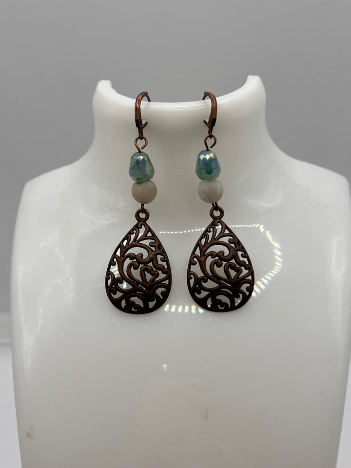 Flowers in the Amazon Earrings Kel's Lampworked Glass Jewellery & More