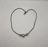 Love Of Metal Leather Necklace Kel's Lampworked Glass Jewellery & More