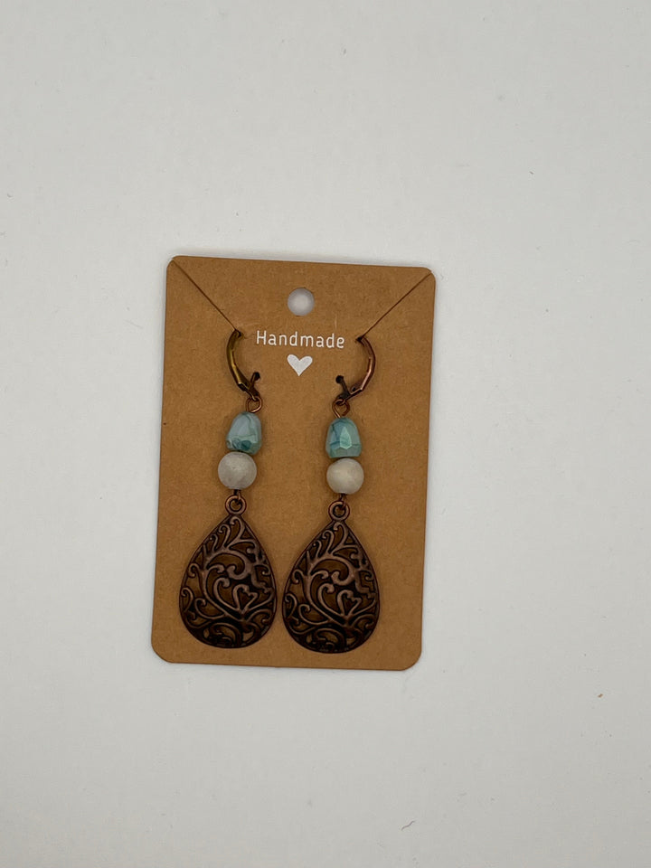Flowers in the Amazon Earrings Kel's Lampworked Glass Jewellery & More