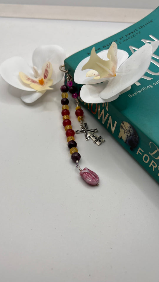 🌷 Whispers of Holland Bookmark Kel's Lampworked Glass Jewellery & More