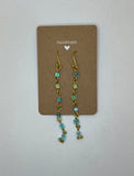 All The Light Blue To AB Earrings Kel’s Lampworked Glass Jewellery & More