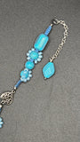Silver Heart Link Howlite Macramé Bracelet Kel’s Lampworked Glass Jewellery & More