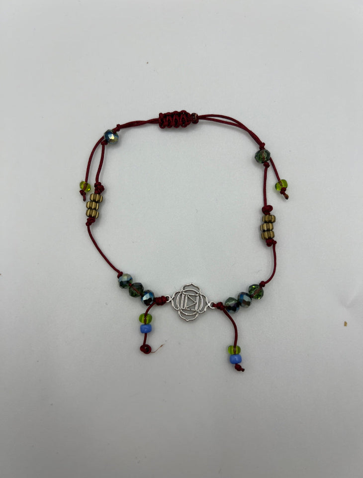 Flower Link Knot Bracelet - Kel’s Lampworked Glass Jewellery & More